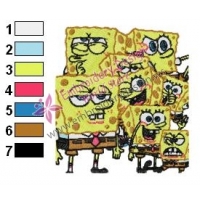 SpongeBob SquarePants Embroidery Design 28